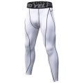 New GYM Compression Men's Legging Fitness Tights Trousers Letter Sweat Pants For Men Sport Running Leggins