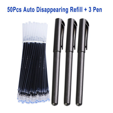 DELVTCH 53Pcs/Set Automatic Disappearing Refill Fading Cartridge Normal Temperature Ink Disappear Slowly Gel Pen Refill Ball Pen