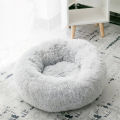 40-100CM Pet Dog Cat Bed Round Nest Warm Soft Plush Sleeping Mat Comfy