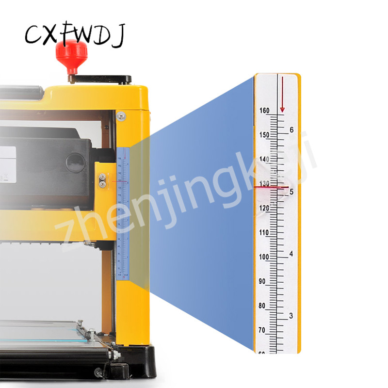 220V Woodworking Planer Household 13 Inch Thicknesser Press Machine High Power Multifunction Small Desktop 2000W High Power