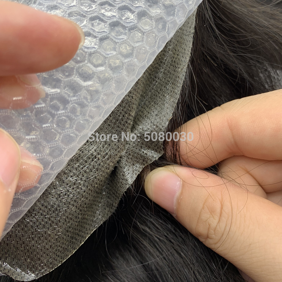 New arrival PU adhesive base Simple to use looks nautal men toupee in stock