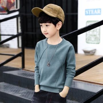 INS hot boys sweaters 3-13 years old boys knit sweaters autumn and winter Korean children's pullover sweater baby boy clothes