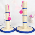 Cat Tree - Pole Scratcher with Ball (Toy) Pet Scratch Sisal Tree Furniture Protector Cat Play Toys - Random Color