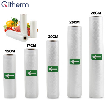 5M Kitchen Food Vacuum Bag For Vacuum Sealer Food Fresh Keeping Food Storage Bags For Vacuum Packer 15/17/20/25/28cmx500cm