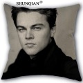 Leonardo DiCaprio Pillow Cover Custom Cotton Linen Decorative Pillows Covers Case For Textiles Chair 45x45cm one side A1017