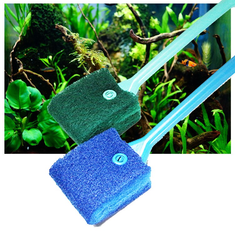 2020 Aquarium Cleaning Brush Fish Tank Algae Cleaner Sponge Algae Remover Aquarium Accessories Аквариумные Принадлежности