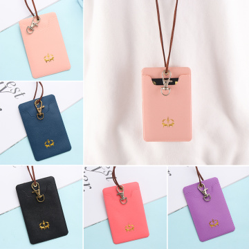 Unisex Cute Badge Holder Accessories ID Card Holder Lovely Credit Card Bus Door Card Case Cute Key Holder Badge Accessories