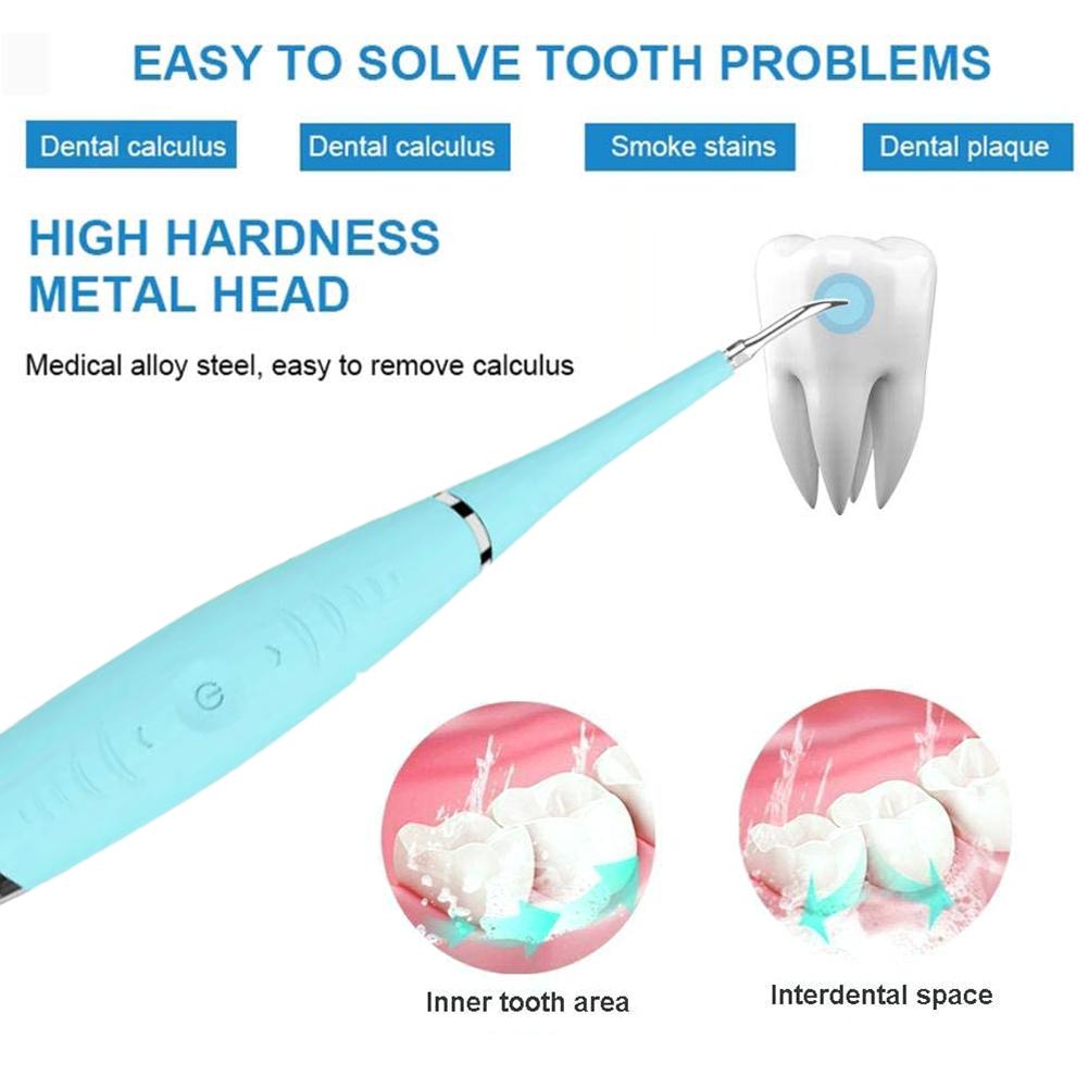 Electric Ultrasonic Dental Scaler Tooth Calculus Remover Cleaner Tooth Stains Tartar Tool Remove Whiten Teeth Cleaner Machine