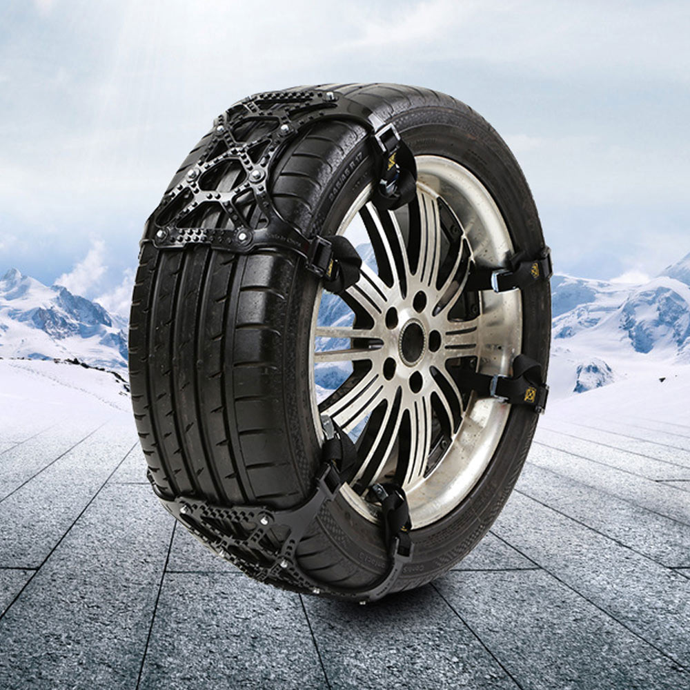 3pcs Snow Chains for Car Anti Slip Tire Chains Automotive Passenger Vehicle Snow Chains Mud Chains For Car/SUV/Truck