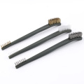 3pcs/set Mini Stainless Steel Remove Rust Brushes Mini Brass Cleaning Polishing Detail Metal Brushes Clean Tools Home Kits 17cm