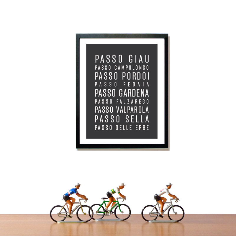 Cycling Epic Climbs of The Pyrenees Art Poster Canvas Painting , Cycling Epic Climbs of The Dolomites Canvas Prints Wall Decor