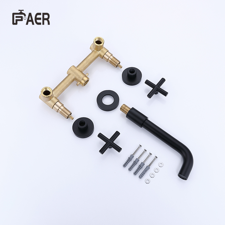 Concealed basin mixer for bathroom