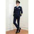 Pilot Uniform Captain Men Dark Blue Suits Security Guard Property Workwear Aeronautica Militare Pilot Avion Airline Costume