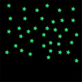 100pcs Glow Stickers Kids Bedroom Fluorescent Bright Glow In The Dark Stars Glass Wall Stickers Free Shipping #CNO02