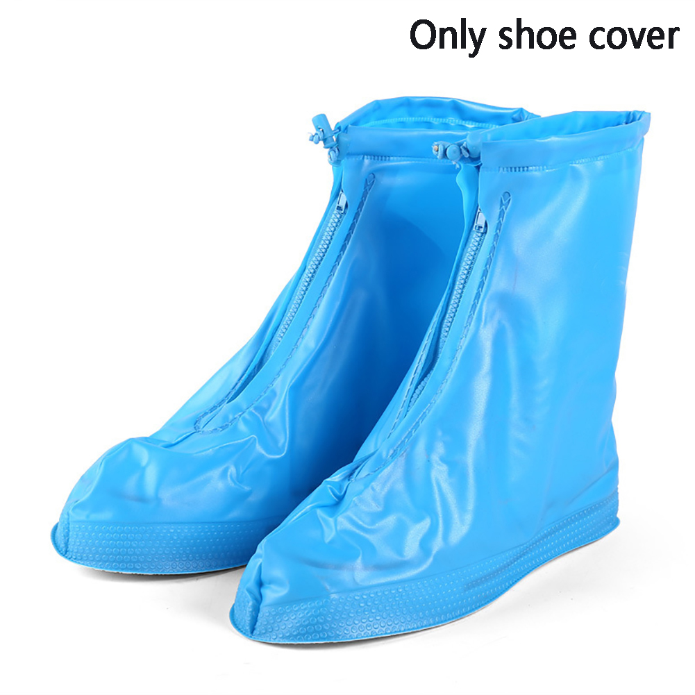1 Pair Wear Resistant Cycling Anti Dust Non Slip Waterproof Reusable Protection Accessories Thick Rain Boots Device Shoe Cover