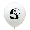 12inch Cute Panda Balloons Baby Shower Balloon Cartoon Wedding Decoration Birthday Party Supplies Panda Air Balls 10pcs