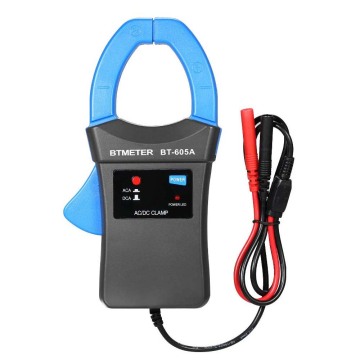 BTMETER 605A Clamp Meter 600A DC/AC Current Clamp Adapter Clamp-On Amp Adapter Meter great for Work with Multimeters