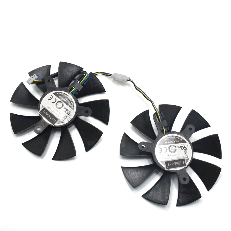 85mm GFY09010E12SPA 4Pin Cooler Fan Replace For ZOTAC Geforce GTX 1060 AMP Edition 6 GB GTX 1070 Mini Graphics Card Cooling