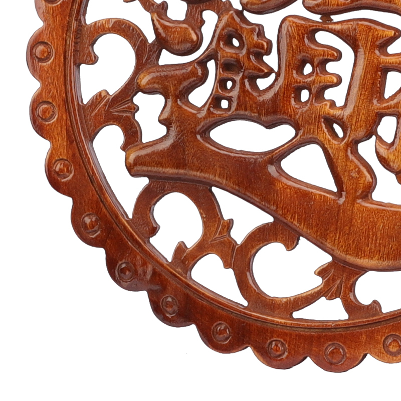 VZLX Wood Carved Applique Frame Corner Onlay Unpainted Furniture Home Door Decor Decoration Accessories Chinese Treasure