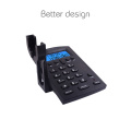 Corded Telephone Call Center Dialpad Headset Telephone with FSK and DTMF Caller ID & Redial, Adjustable LCD Brightness & Volume
