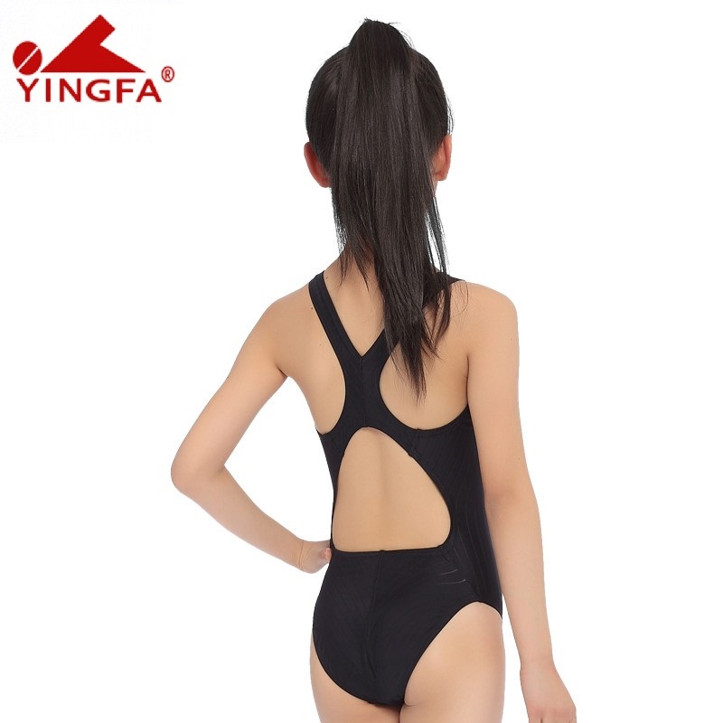Yingfa Racing Children One Piece Swimsuits Kids Girls Swimwear Sports Baby Bathing Suits Bathers For Training Competition