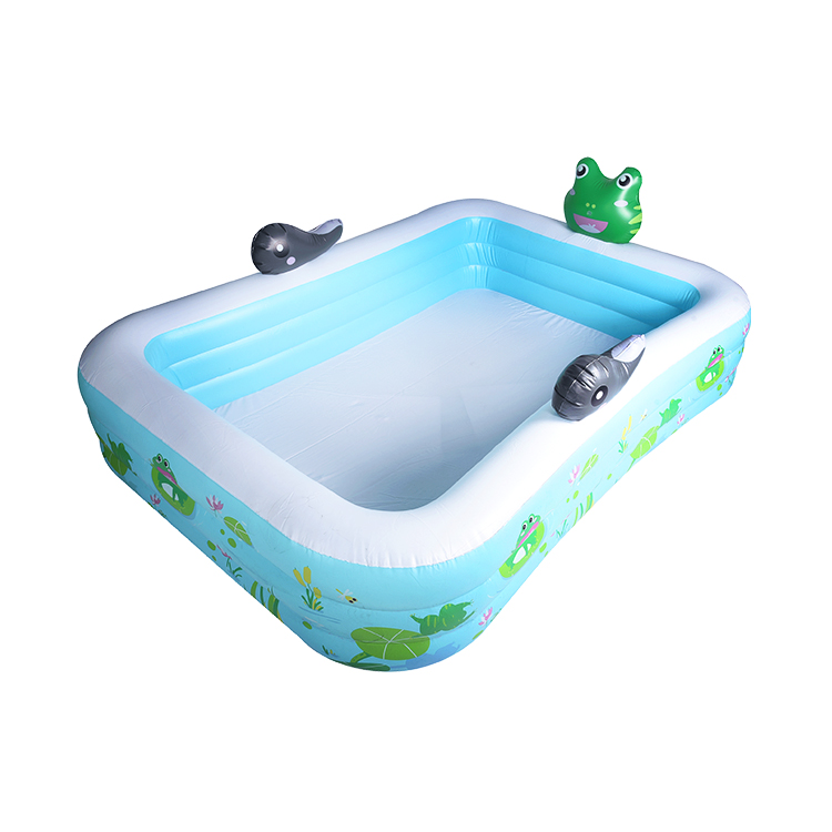  Kids inflatable swimming pool, PVC outdoor frog sprinkler pad, Air Pool used swimming pool water toy pool