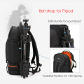Video Waterproof Camera Shoulders Backpack w Reflector Stripe fit 15.6 inch Latptop Shockproof Soft Padded Tripod Case Photo Bag