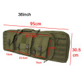 Military 36'' 95cm Rifle Gun Bag Case Backpack Airsoft Double Rifle Bag for M4a1 AK47 Assault Hunting Portable Gun Carrying Pack
