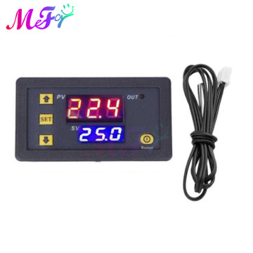 W3230 AC110-220V Digital Temperature Controller Waterproof Tools Thermostat LED Display Heating Cooling High Accuracy Instrument