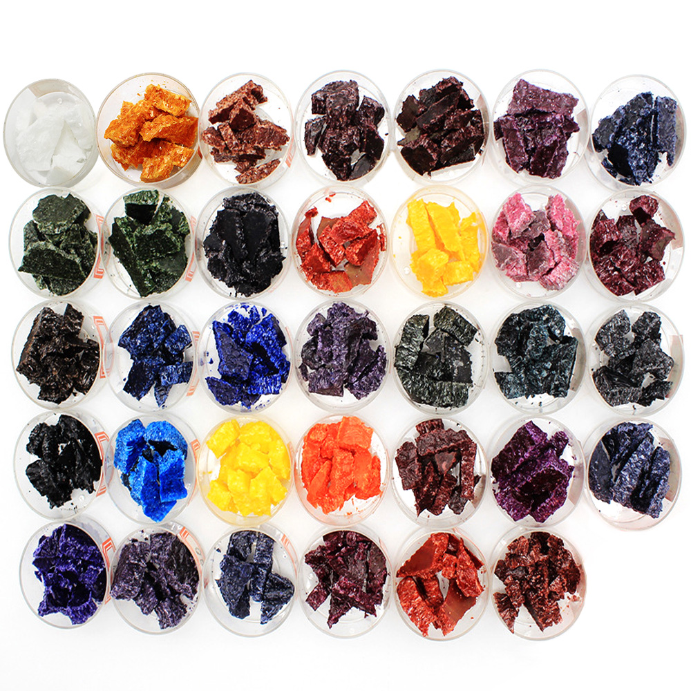 5g/Bag 34 Colors Candle Dye Chips Multi Color Flakes Candle Wax Color Dyes For Paraffin Soy Wax Craft DIY Candle Making Supplies