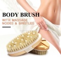 2 In 1 Dry Skin Body Brush Natural Bristle Dead Skin Remover Anti Cellulite Exfoliates Blood Circulation Health Massage Tools