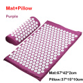 Purple mat pillow