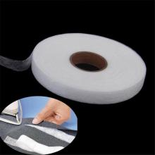 White Double Sided Sewing Accessory Adhesive Tape Cloth Apparel Fusible Interlining Fabric Tape