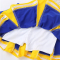 Kids Girls Cheerleading Uniforms Sleeveless Tops Pleated Skirt Socks Set Stage Performance Cheerleader Costume Dancewear Outfit