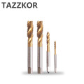 Spiral Flute Metric Thread Taps Straight Flute Machine Screw And Die Plug Set Machine Tap For HSS With Coating Titanium Material