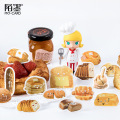 Cute bread expression Decorative box Stickers set Scrapbooking Stick Label Diary Stationery Album