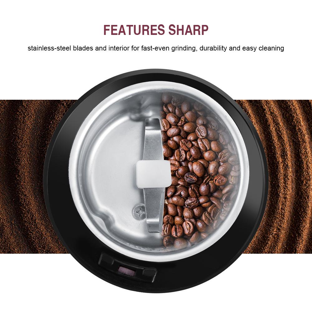 Kitchen Electric Coffee Grinder 400W Mini Salt Pepper Grinder Powerful Spice Nuts Seeds Coffee Bean Grind Machine Electronic