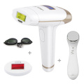 With Face massager
