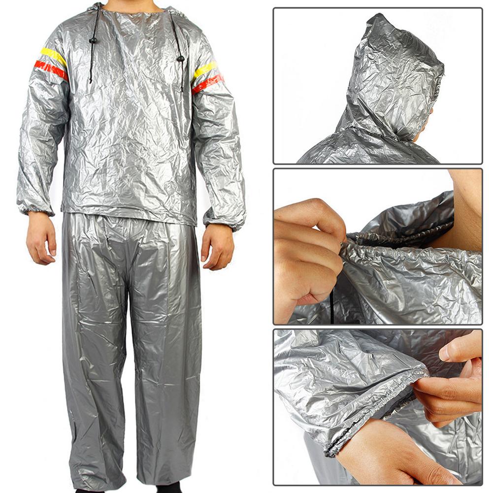 High Quality PVC Sauna Suit Waterproof Fat Burning Fitness Sweat Suit