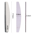 1 Pc Half-Moon-Shaped Nail File Nail Buffer Washable Grinding Polishing Sanding Buffing Pedicure Nail Art Tools