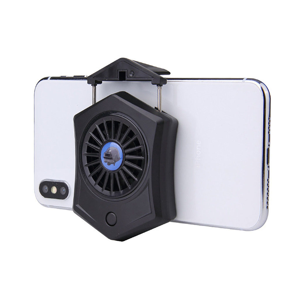 Foldable Phone Cooler Fan for iPhone Xs Samsung Huawei Android Support Stand Phone Holder Heat Sink Cooling Gamepad Controller