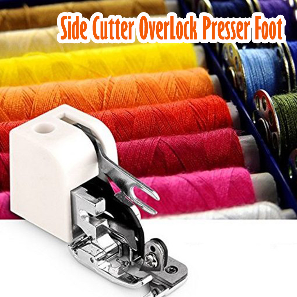 Sewing Machine Side Cutter OverLock Presser Foot DIY Sewing Machine Accessories Walking Foot Sharp Cutting Home Improvement Tool