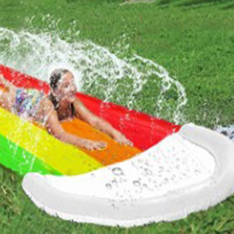 Children Surf PVC Water Slide Outdoor Summer Backyard Surfboard Garden Funny Splash Pool New