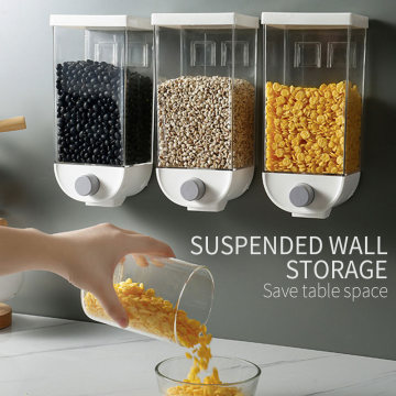 1000/1500ML Wall-mounted Food Storage Box Kitchen Storage Tank Plastic Container Storage Airtight Container rangement cuisine