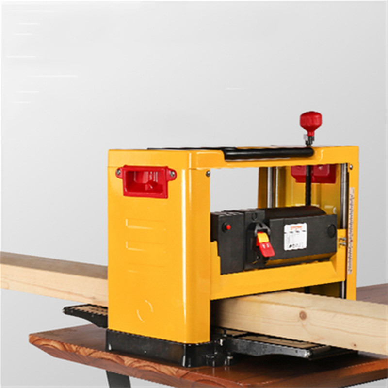 220V Woodworking Planer Household 13 Inch Thicknesser Press Machine High Power Multifunction Small Desktop 2000W High Power