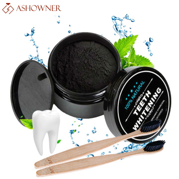30g Teeth Whitening Powder Charcoal Oral Care Natural Activated Charcoal Dental whitener Powder Oral Hygiene whitening kit