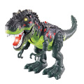 [Temila] Jurassic world Electric Dinosaur flash and sound T-rex Talking Toy Walk Talk Interactive Toy moving dinosaur model doll