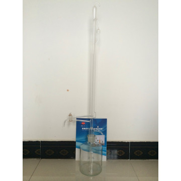 25ml automatic burette transparent glass Buret for PTFE piston universal acid solution