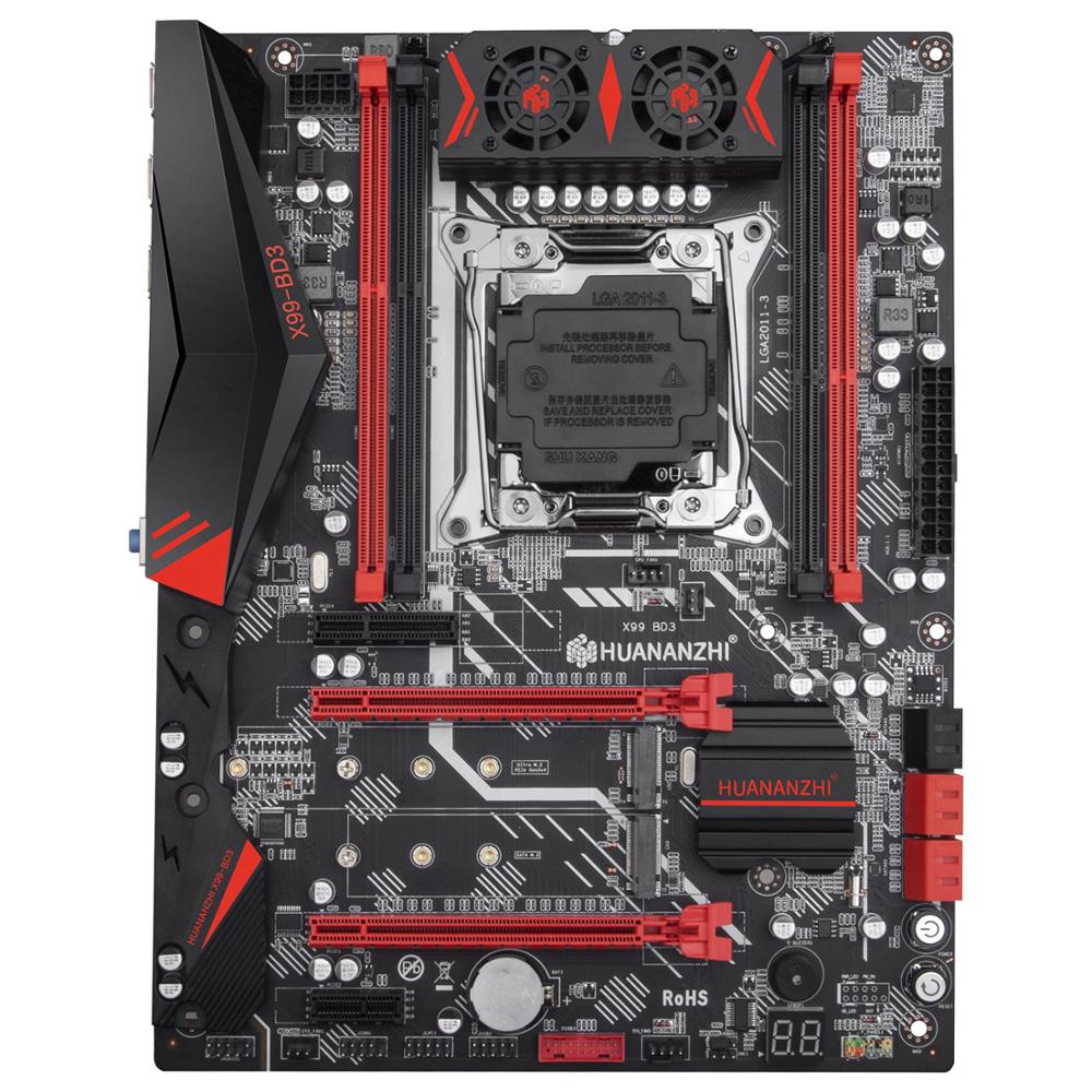 X99 Motherboard HUANANZHI X99 BD3 Intel X99 LGA 2011-3 All Series DDR3 RECC128GB M.2 PCI-E NVME NGFF ATX Server Mainboard