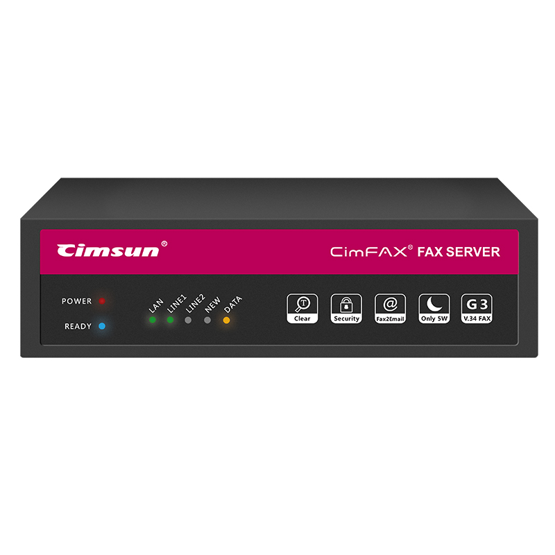 CimFAX T5S Fax Server Fax2email V.34 Fax from PC to Fax Machines/Server/Client/Online Fax 200 Users 16GB storage